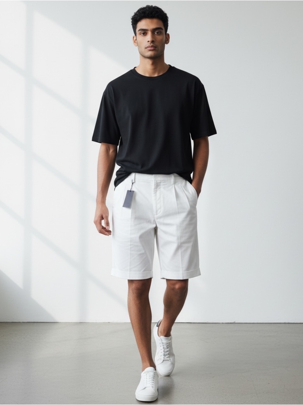 Men’s Classic Italian White Shorts ~ 
size 48 / 32-34W US